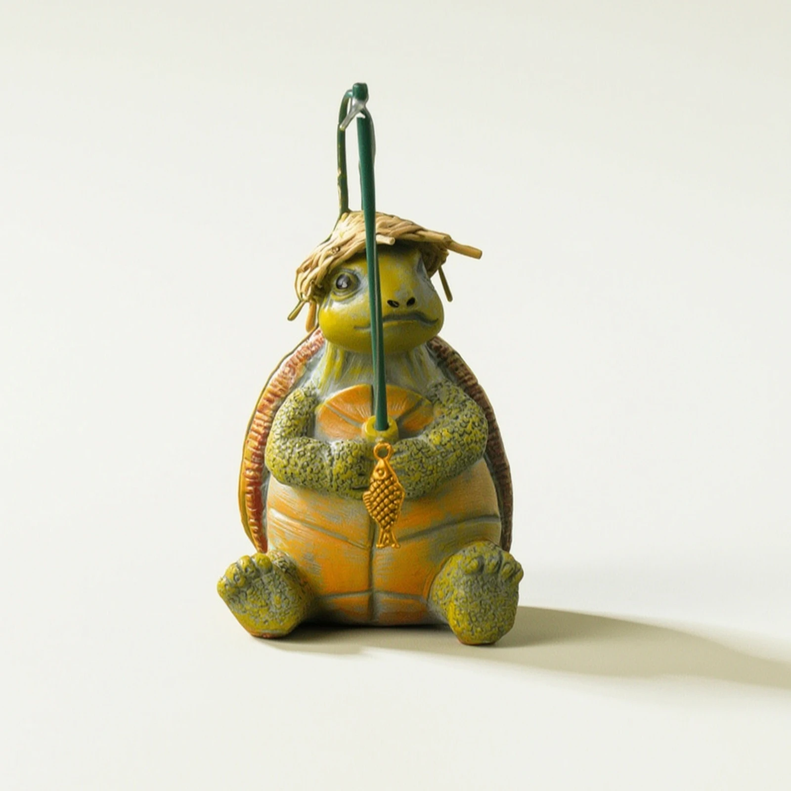 Fishing Turtle Ornament Resin  - Aquarium Fishing 评论和价格