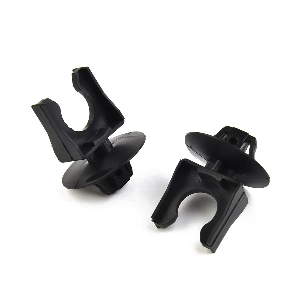 High Quality New Practical Car Motorcycle Clamp Harneess Automotive Black Brake Line 50pcs Mount Clips Bracket