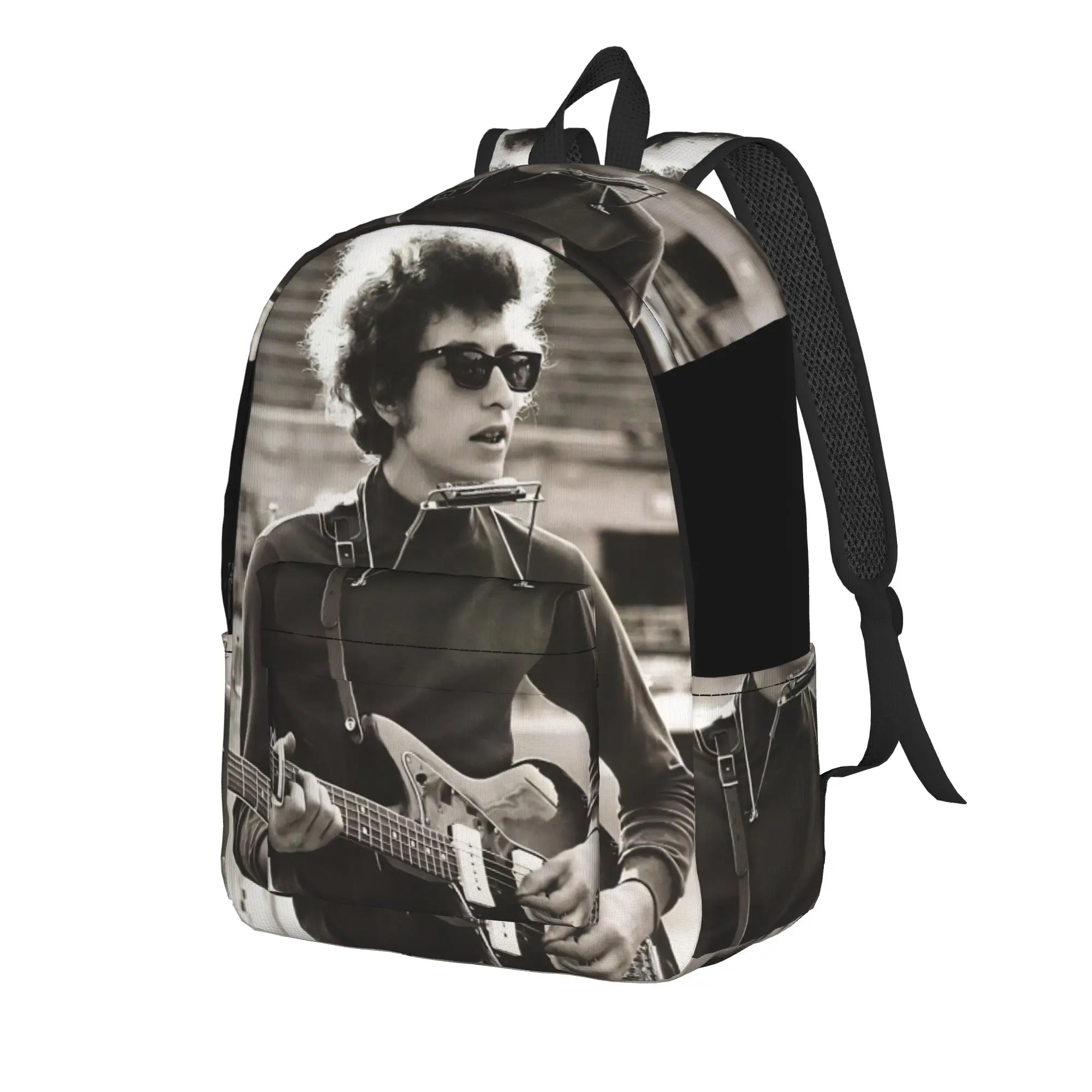 Bob Dylan Singer Fashion Backpack Sports High School Business  Daypack for Men Women Laptop Computer Shoulder Bag