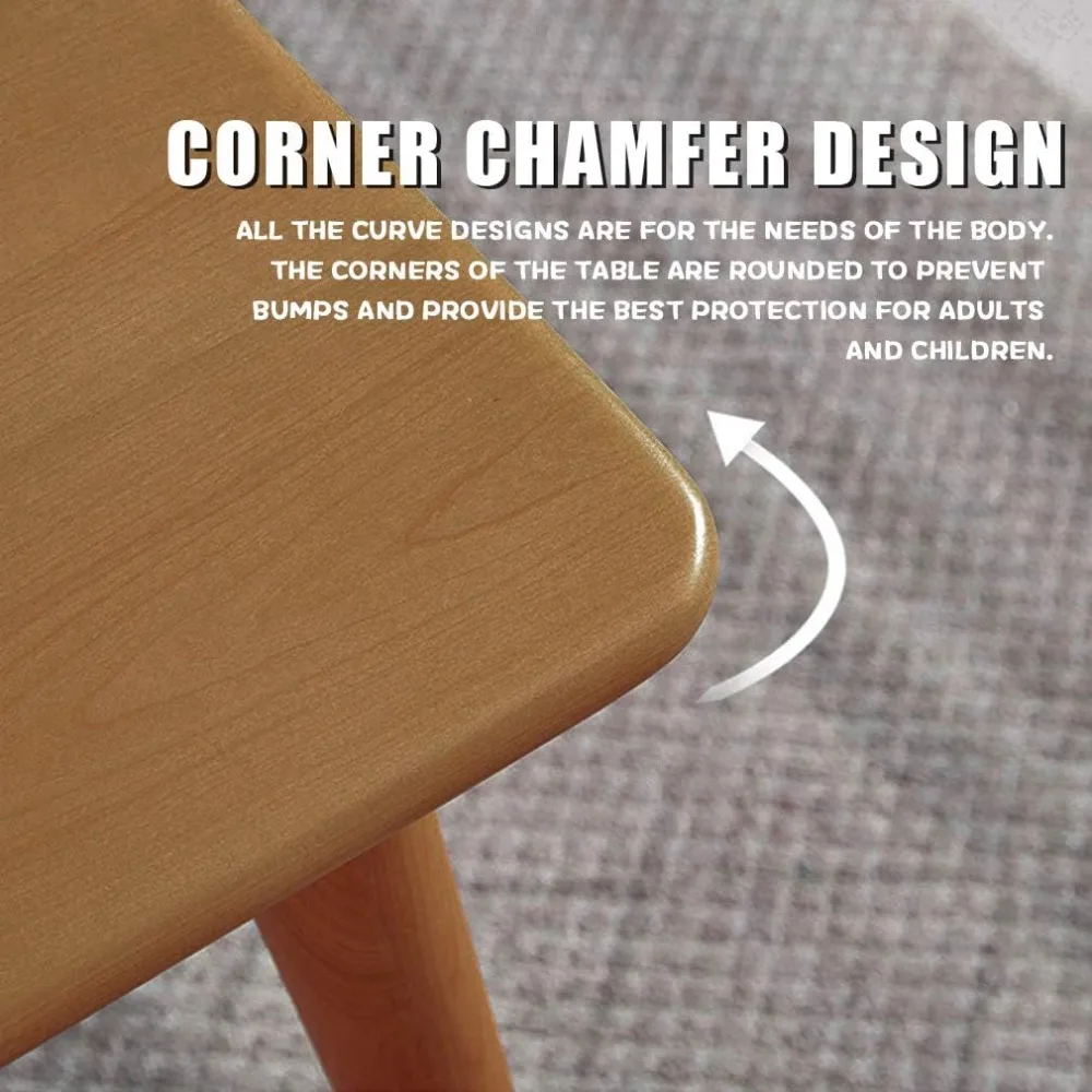 47" Esszimmerküche Esszimmer Kleiner Küchentisch für kleine Räume Tisch Moderne Wohnmöbel Esstisch Rechteckig