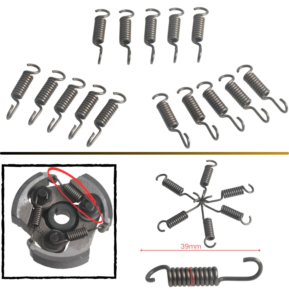 47cc 49cc Gas Minimoto Pocket Bike Mini Dirt Bike Quad Atv Motorcycle 2 Stroke Complete Alloy Clutch Pads Springs