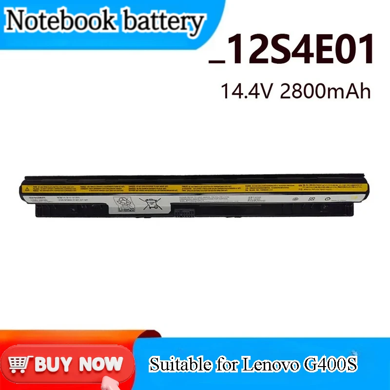 for Lenovo G400S G500S G405S G500 Battery L12L4A02 L12S4E01 Replacement Laptop Notebook Power Supply