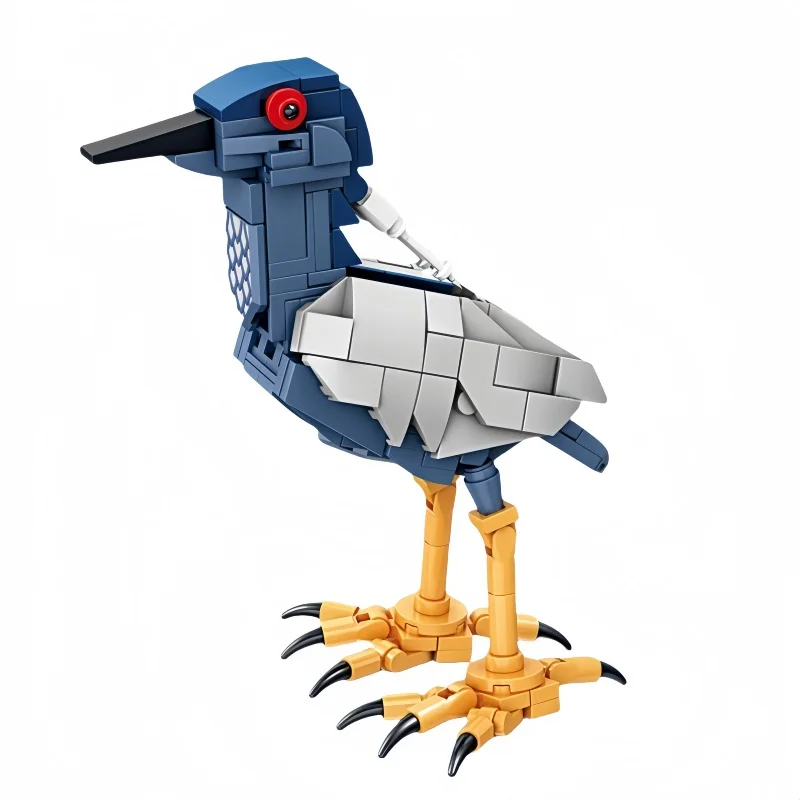 

KNEW BUILT Night Heron Bird Kingdom Building Block Toys-Meet Kids' Cognitive Needs,Fun Playtime,Easy Assembly,Ideal Holiday Gift