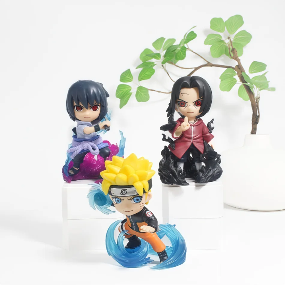 Naruto Blind Box Actionfiguren-Set Q-Version PVC Anime-Figuren Uzumaki Sasuke Itachi Kakashi Sammelmodelle Desktop-Geschenk – Detail 6
