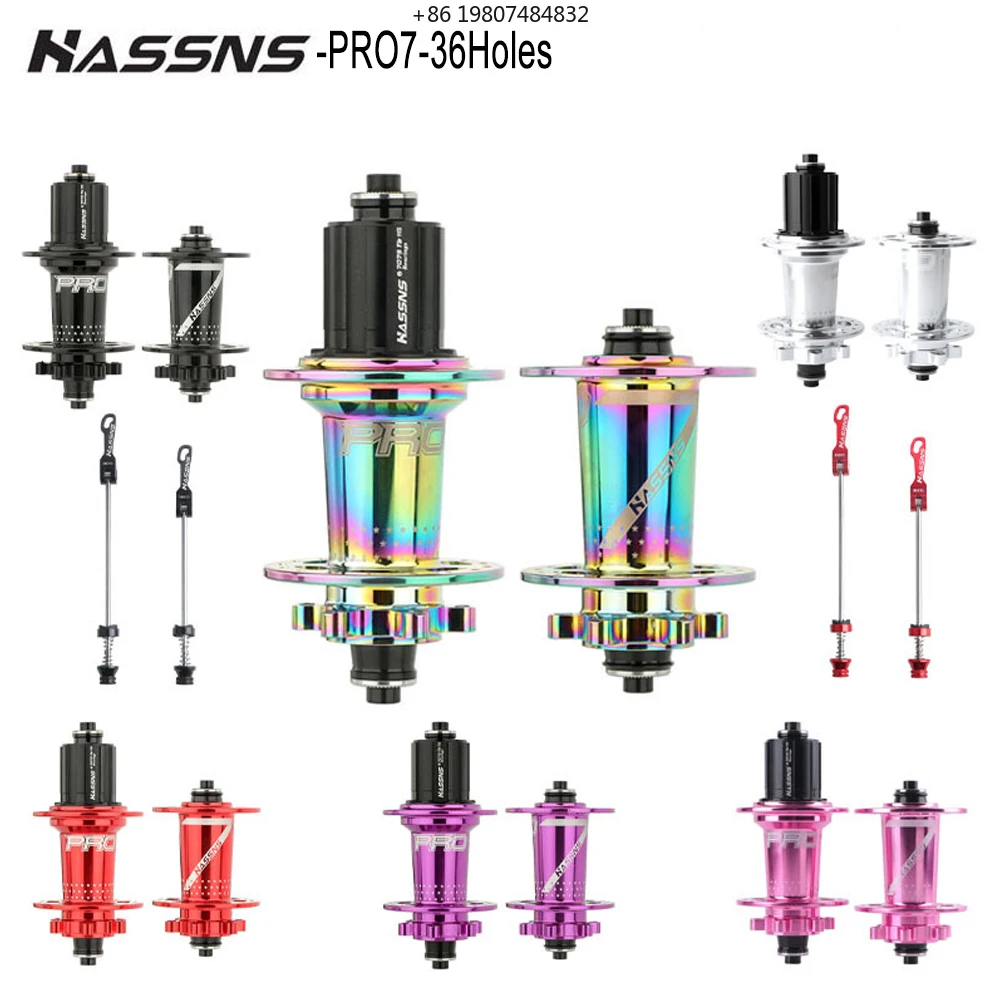 Release HG 7-12 Speed Bearing Noisy Cube Bicycle Parts Freehub Mountain 36-Hole MTB Rear Hub Aluminum Alloy Quick