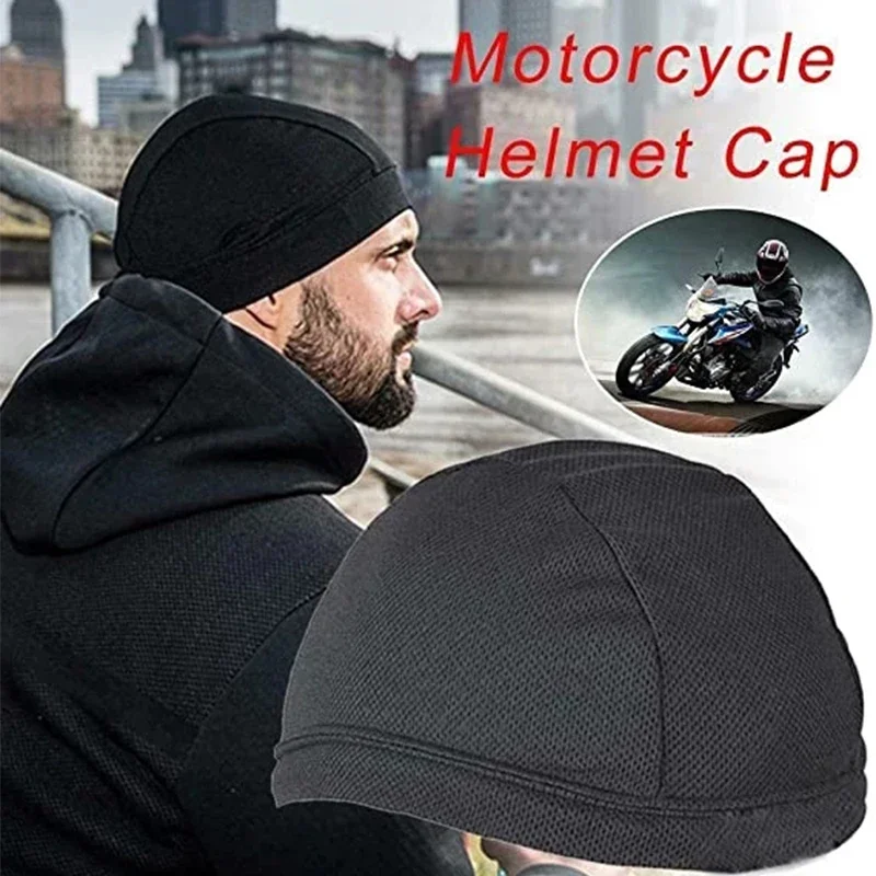 

Motorcycle Helmet Inner Cap Cool Hat Heat Dissipation Dry Breathable Hat Sweat Band Racing Cap Motorcycle Equipments Accessories