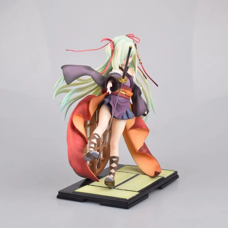 20Cm Pvc Senren * banka Murasame 얼굴 교환 가능한 애니메이션 액션 피규어 차고 키트 모델 장식 인형 선물 장난감 선물