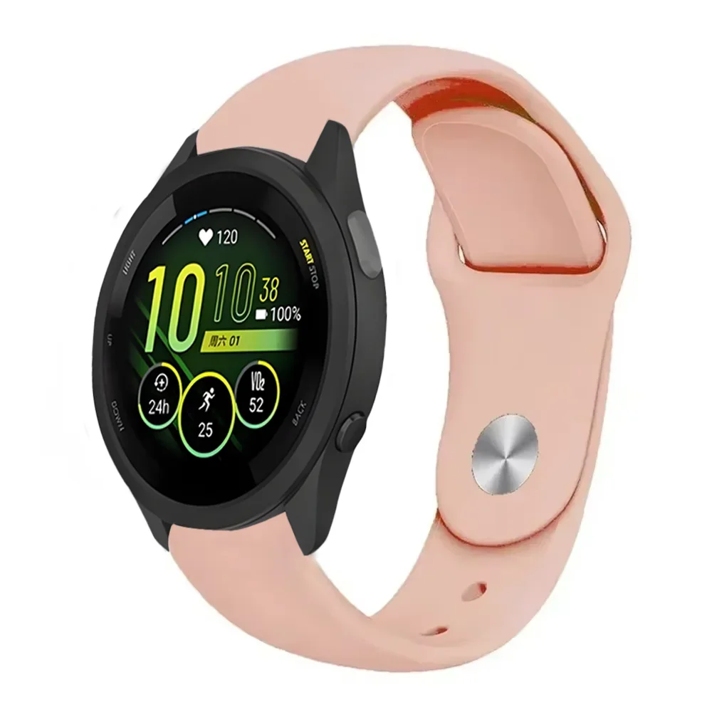 18/20/22 مللي متر حزام سيليكون ناعم لـ Gramin Forerunner 970 570 165 55 965 265 265S سوار Garmin Venu 3 3S Vivoactive 6 5 Band #2