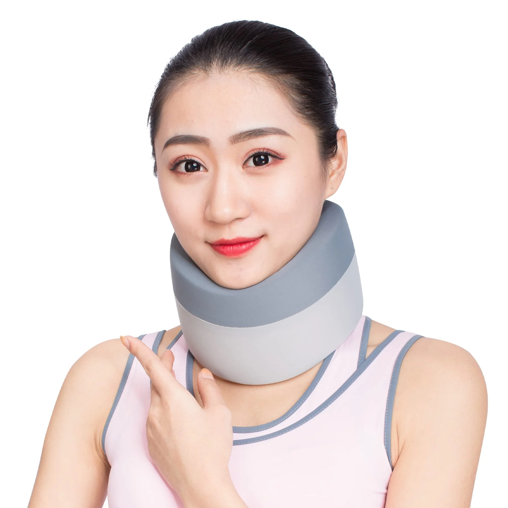 Tairibousy Neck Brace Foam Cervical Collar Soft Neck Support for Neck Pain and Support Soft Orthopedic Medical Foam Neck Collar