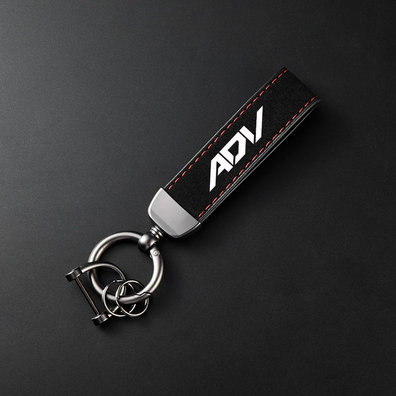 سلسلة مفاتيح من جلد الغزال عالية الجودة للدراجات النارية كيرينغ لهوندا Adv150 Adv350 Adv160 Adv 350 160 150 ملحقات