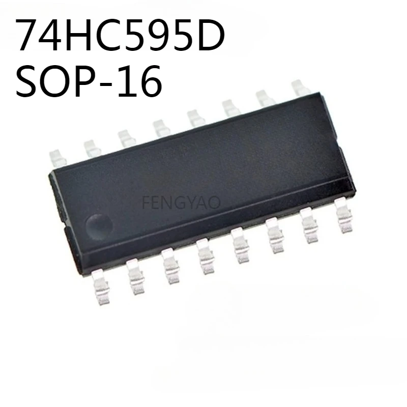 10PCS 74HC595 SOP16 74HC595D SOP SN74HC595D SOP-16 SMD New and Original IC Chipset