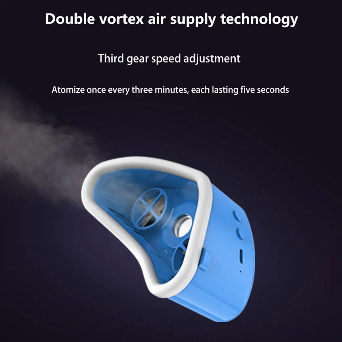 Electric Sleeping Anti-Snoring Device Nasal Congestion Snoring Atomized Household Instrument(Blue)