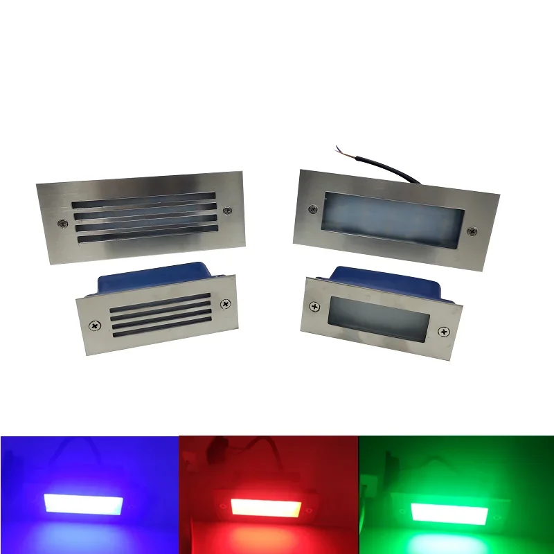 IP65 Underground light 12 LED 15 LED Stair Light Step Light Recessed buried lamp indoor outdoor Staircase Step lights 85-265V