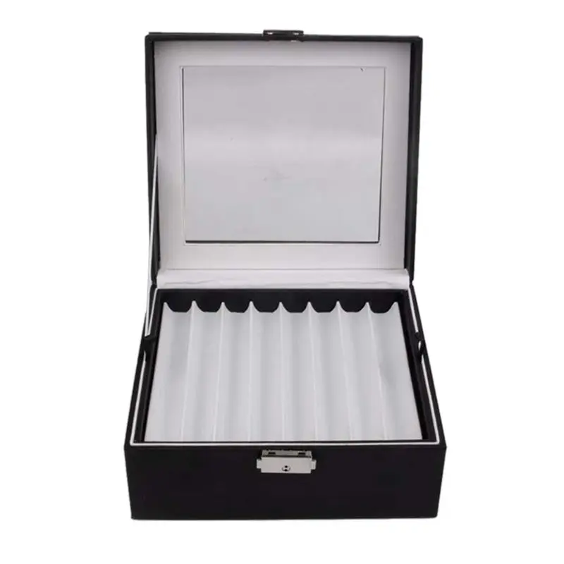 

Деревянный футляр-витрина TEXU на 16 слотов для ручек и перьевых ручек с прозрачным окном – коллекционный органайзер для канцелярских принадлежностей