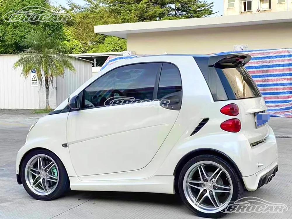 Für 2008 2009 2010 2011 2012 2013 Benz SMART Fortwo 451 Original-Stil Hochwertiger Glänzend Schwarzer Spoiler Kofferraumflügel Heckspoiler