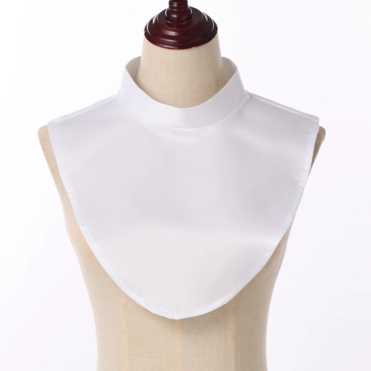 Collare da prete Cosplay Accessori per costumi da collo con colletto bianco retrò medievale