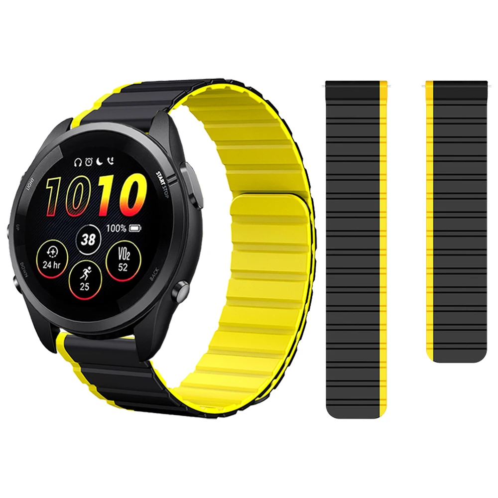 Magnetic Strap For Garmin Venu 2 Plus/Vivoactive 4 EasyFit Silicone Band For Forerunner 265 255 245 645 55 Bracelet Accessories