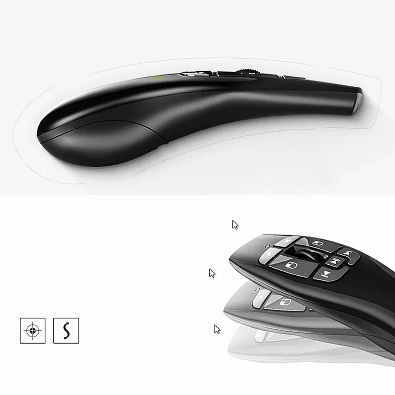 F9 2.4Ghz Mini Wireless Air Flying Mouse Multimedia Somatosensory Ergonomic Palm-Sized Remote Control For Wedding Speech