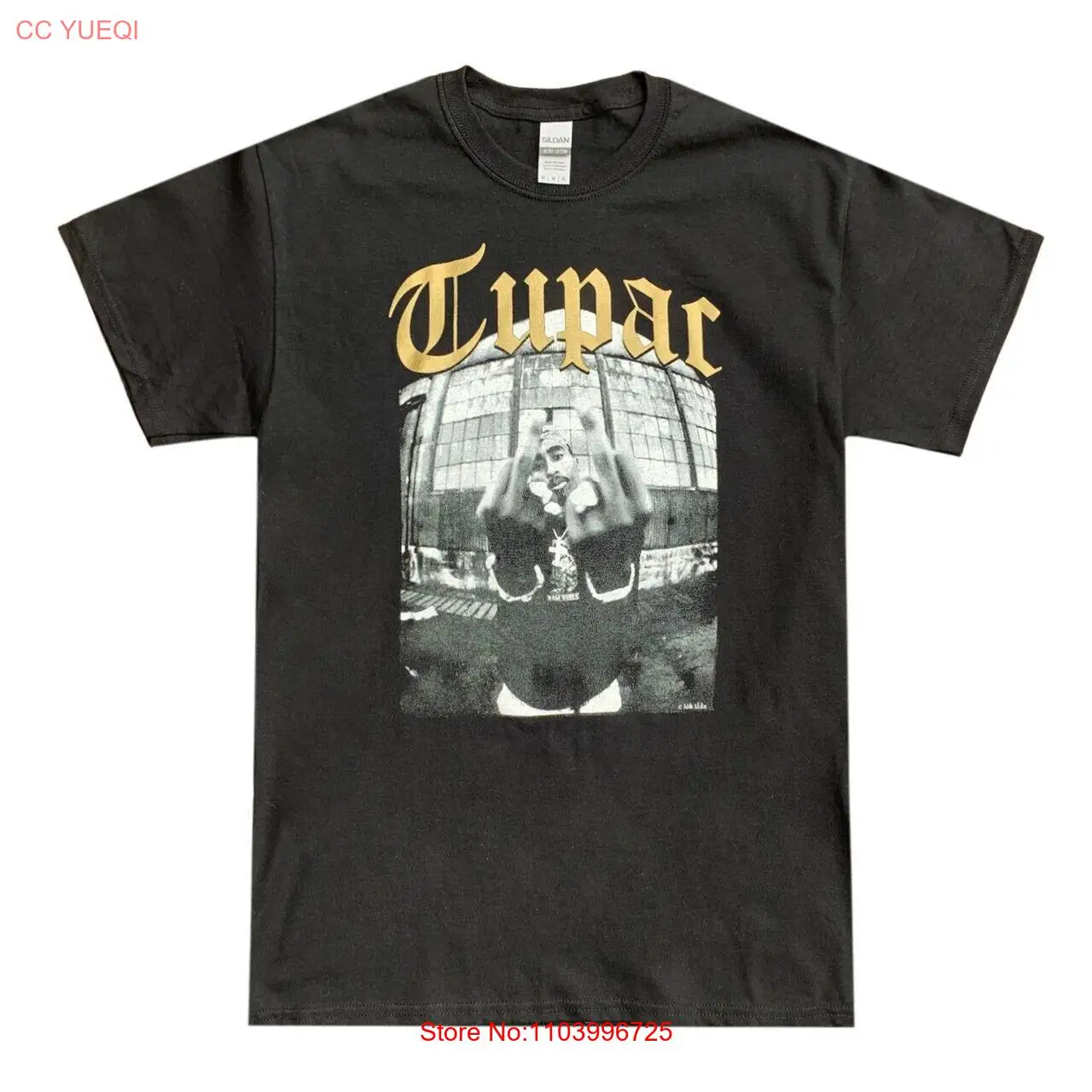 Tupac Shirt - Up Yours - Available in Size S, M, L, XL, 2XL, 3XL, 4XL, 5XL