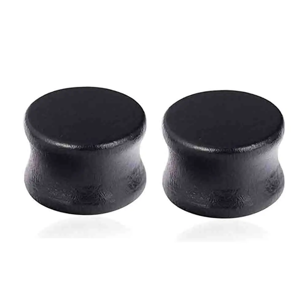 1 Paar Ohrmessgeräte Holz Acryl Ohrtunnel Plugs Piercing Schmuck Ohrpiercing Bahren Expander Plugs und Tunnel 8–20 mm – Detail 8