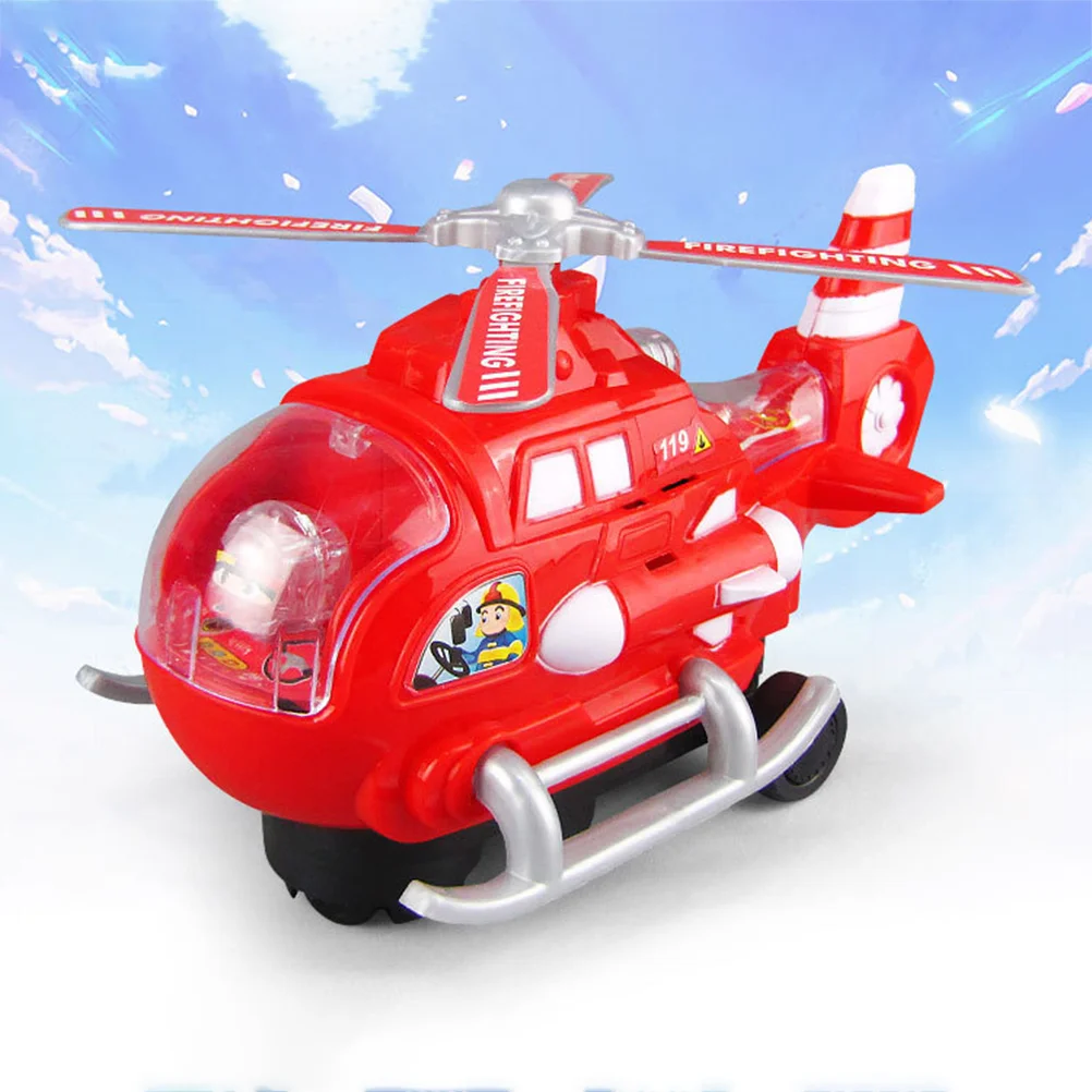 Universal Helicopter Safe Toy Toddler Music Kids Plaything Simulation Plastic Portable