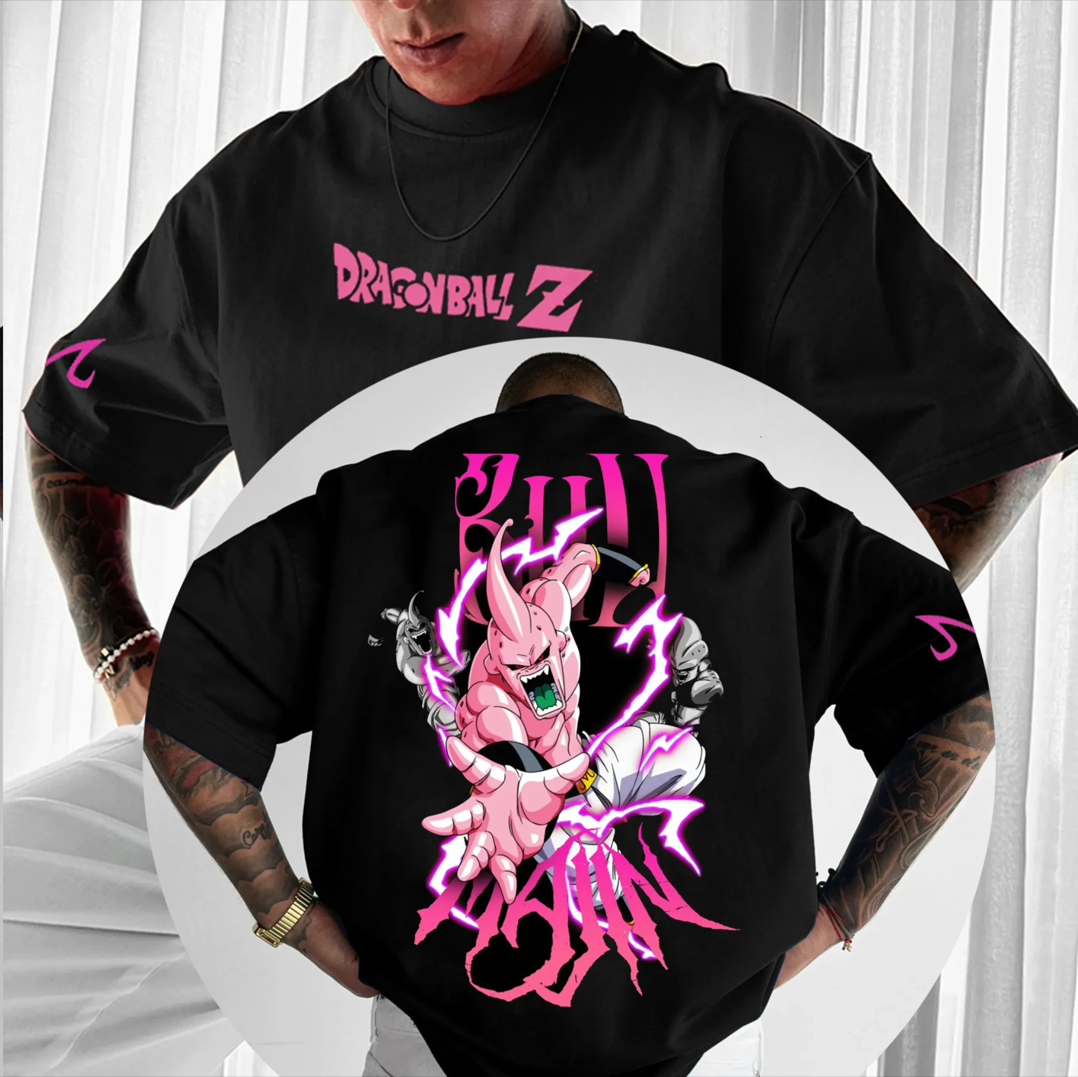 Dragon Ball Trend Short Sleeve Summer Trend Comfort Sports Casual Half Sleeve Popular Couple Clothing Half Sleeve Short Sleeve