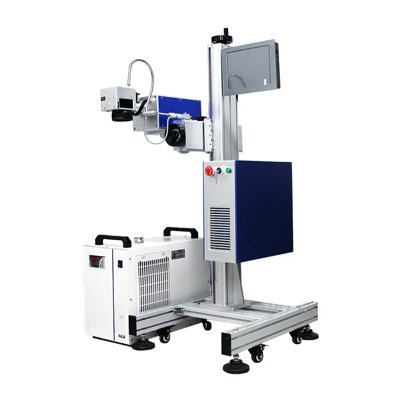 UV Laser Flying Bottle Engraving Date Plastic Bag Mask Marking Machine Assembly Line Coding Machine - Image 3