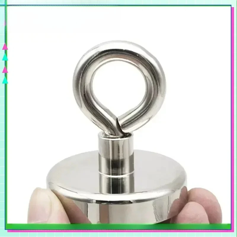 D8-D60 magnet with internal threaded hole a flat threaded magnetic base For Home Refrigerators, Offices DIY