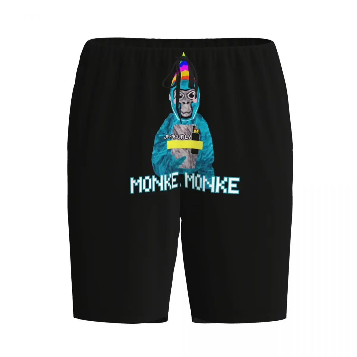 

Мужские шорты Custom Gorilla Tag JMANCURLY Monke Monke VR Gamer, пижамные штаны, брюки для сна, домашняя одежда, нижняя часть комплекта для сна