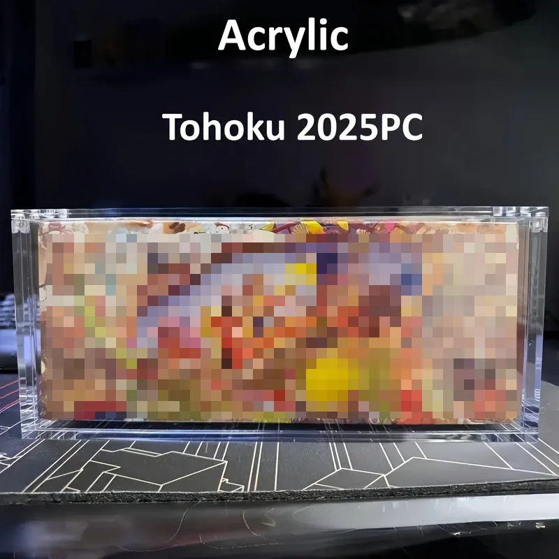 1/2 قطعة حالات عرض الاكريليك للطبعة اليابانية توهوكو/هيروشيما/فوكوكا 2025 قطعة كانازوا الذكرى صندوق خاص ديكور