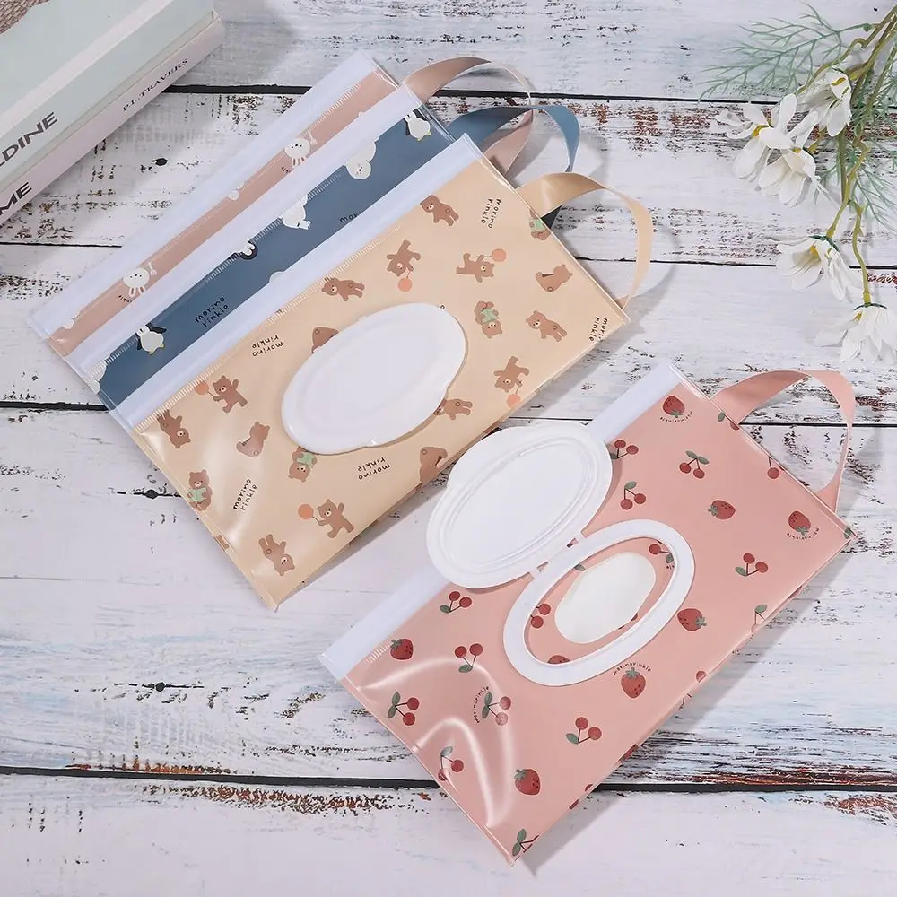 Herbruikbare Eva Natte Doekjes Zak Flip Cover Met Gesp Tissue Box Nat Doekje Baby Product