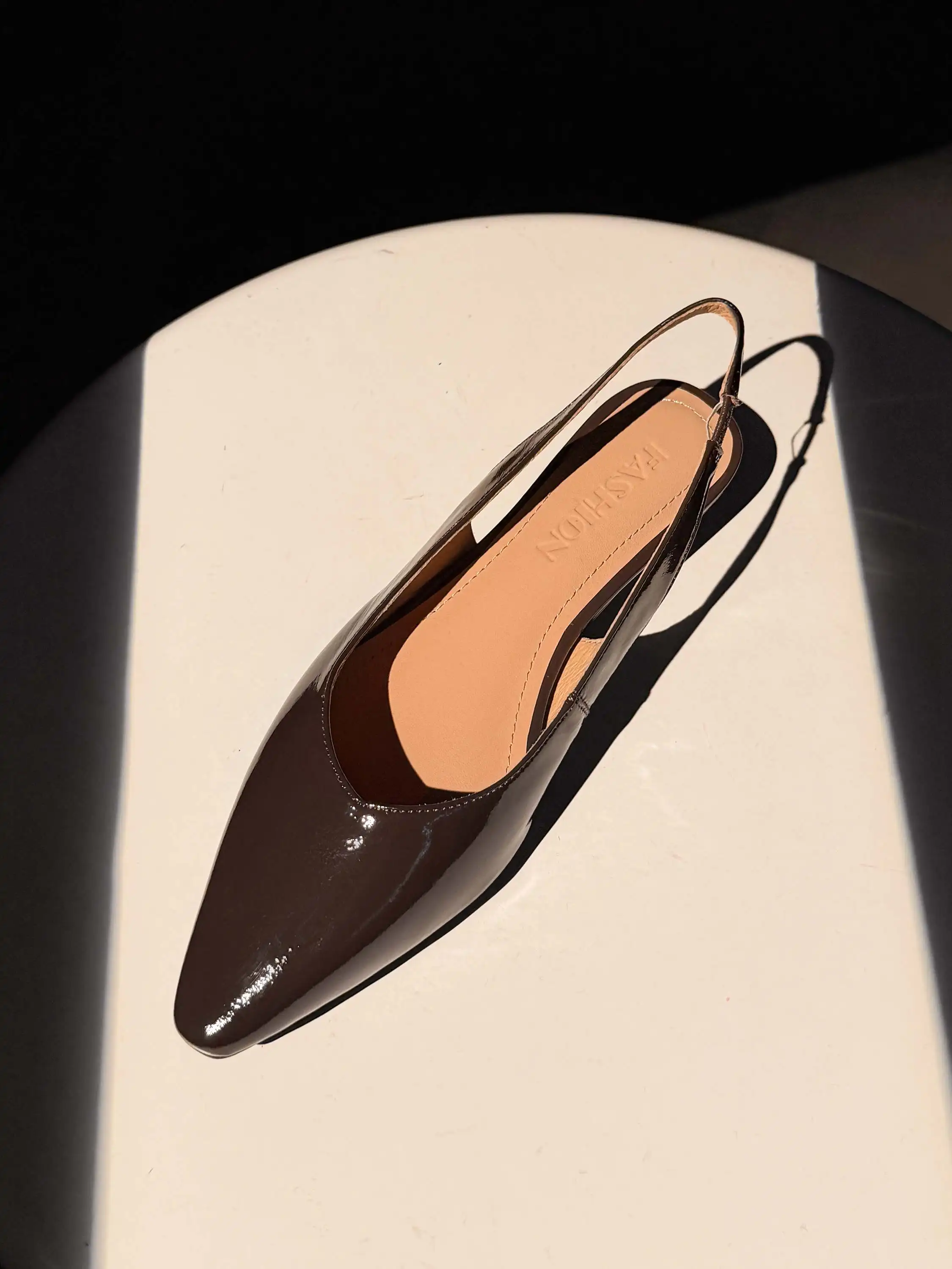 Lenkisen 2026cow Leather Slingback Low Heels Summer Shoes Fashion Office Lady Dating Vacation Concise Elegant Brand Women Pumps view 5