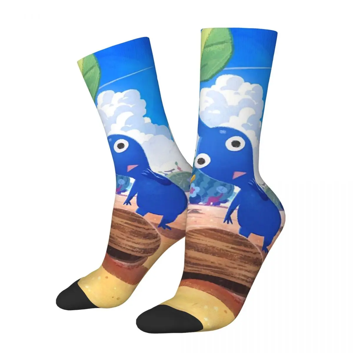 Pikmin Bloom Socks Harajuku Super Soft Stockings All Season Long Socks Accessories for Unisex Birthday Present