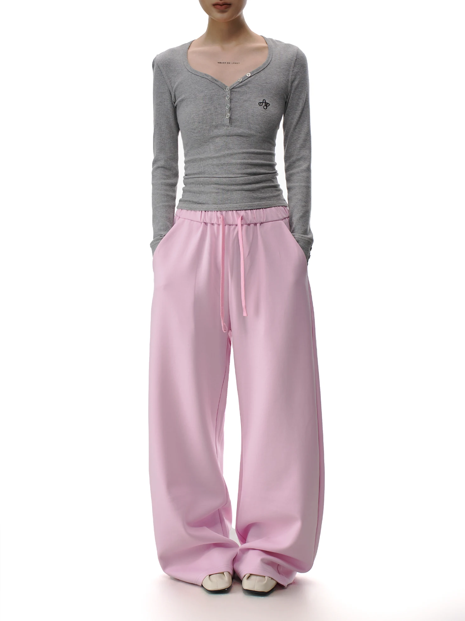 

Повседневные спортивные брюки в американском стиле с широкими штанинами и свободной талией, женские весенние брюки нового фасона, свободные брюки для похудения с эластичной талией