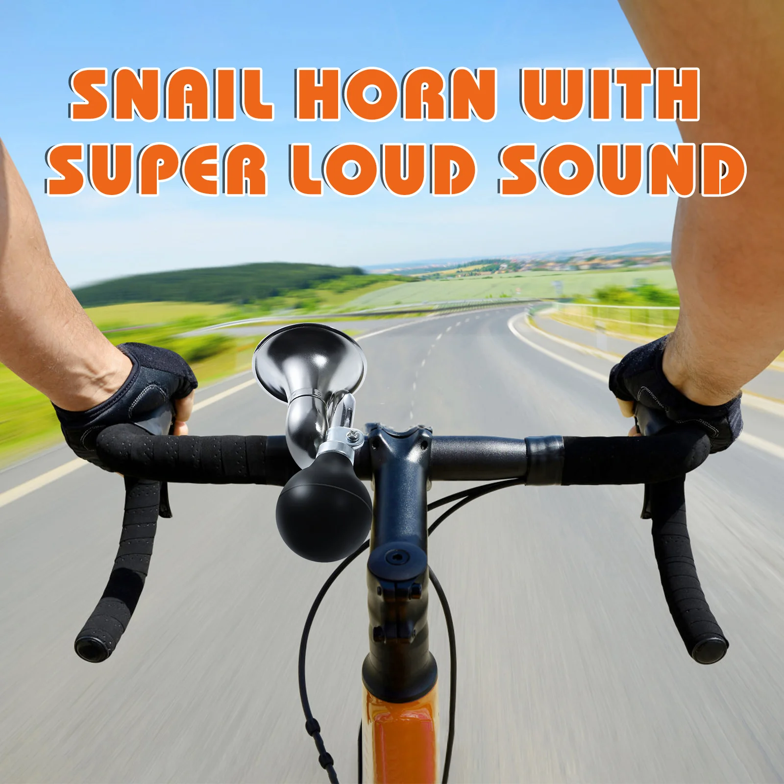 

Bike Bell Horn Loud Sound Durable Metal Material Portable Suitable for Most Bicycles Including Mountain Road Urban Bikes