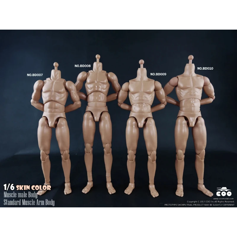 1/6 25cm/27cm Male Standard Muscle Body BD001/BD002/BD003/BD004/BD007/BD008/BD009/BD010 for 12'' Action Figure Model Collection