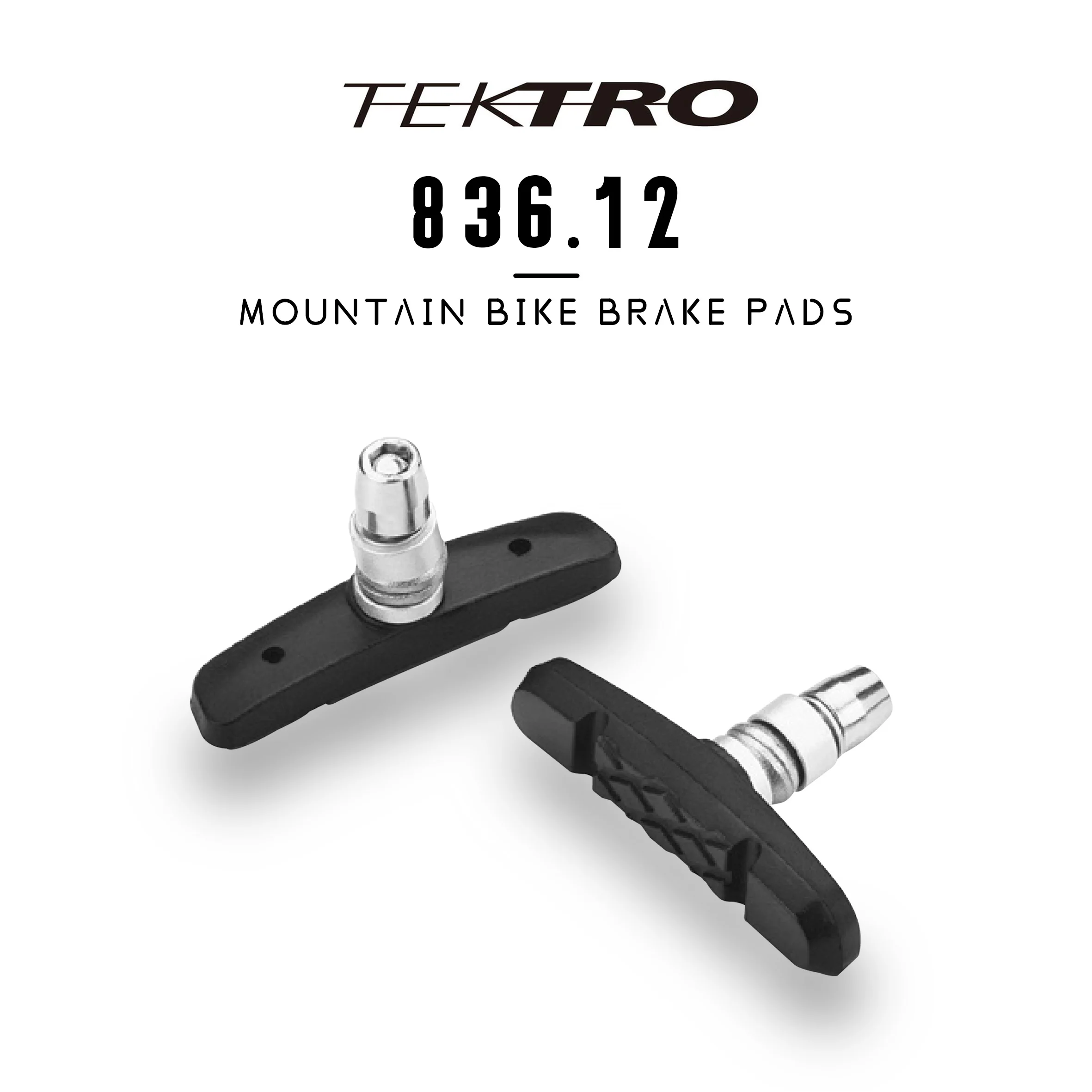 TEKTRO Shoe MTB ROAD Brake Shoes 836.12 Aluminum Rims Pads MTB ROAD Bicycle Brake Aluminum Rims Pads