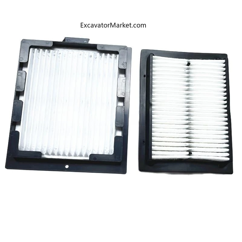 Excavator Parts For Sany 135-8 155/195/205/215/235/285-8s -9-10 Air Conditioner Built-In/External Filter Screen Excavator Parts