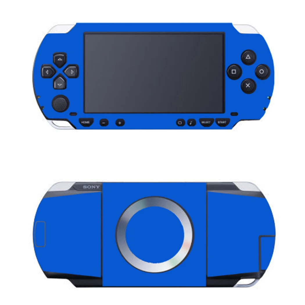 10 ملصقات لاصقة من الفينيل بلون نقي ونظيف لحماية الجلد من سوني PSP 1000 ملصقات جلود PSP1000