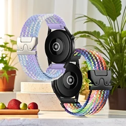 18/20/22 Braided Loop for Garmin venu/3/3s/Forerunner 265S/265/645 Band Parachute Style Buckle for Samsung Watch/Huawei GT Watch