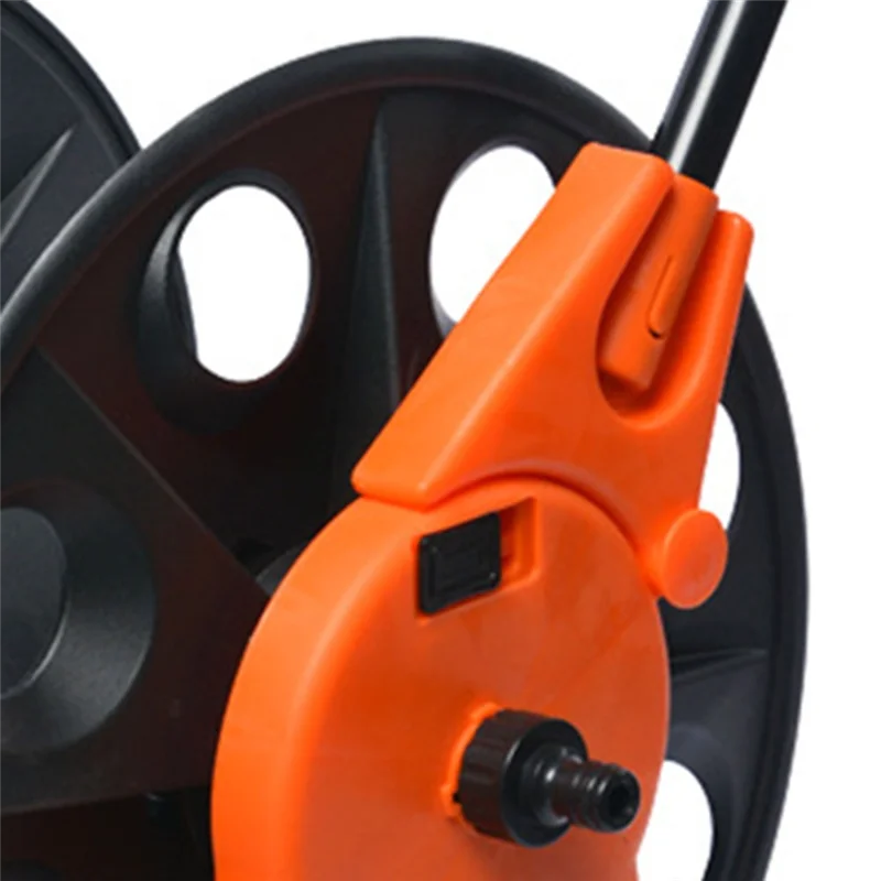 

Premium Duty Hose Reel Cart For Agriculture, Lawn Care, And Car Washing - Water Hose Holder With Smooth Winding Mechanism