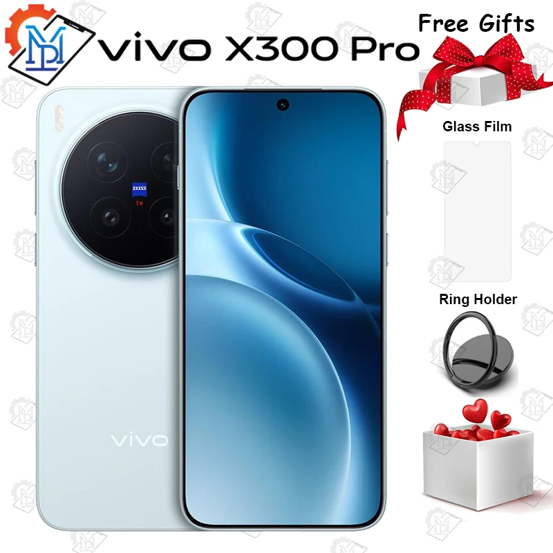 Nouveau téléphone portable VIVO X300 Pro 5G 6.78 pouces 120Hz affichage dimension 9500 OriginOS 6 caméra 200MP batterie 6510mAh GMS Smartphone Nouveau téléphone portable VIVO X300 Pro 5G 6.78 pouces 120Hz affichage dimension 9500 OriginOS 6 caméra 200MP batterie 6510mAh GMS Smartphone