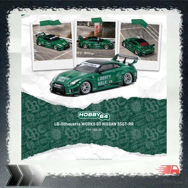 Pre-order the TW 1:64 LB NISSAN 35GT-RR replica alloy car model. It's a gift for friends and a collectible item.