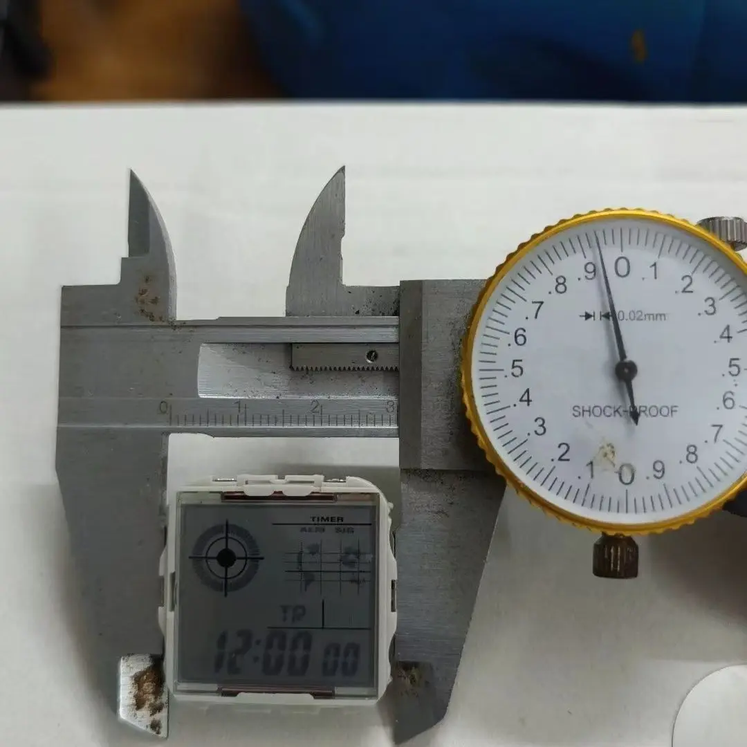 For the blue light of the AE1200 and AE1300 movements