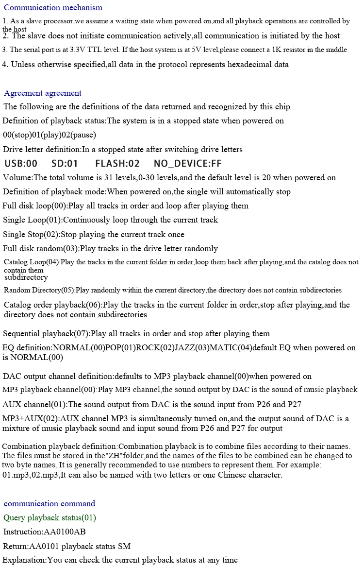 Sprachausgabe-Modul, individuell angepasste Musik, intelligente Sprachausgabe, USB-Seriellport, MP3-Erkennungsmodul, JQ8900-16P – Detail 11