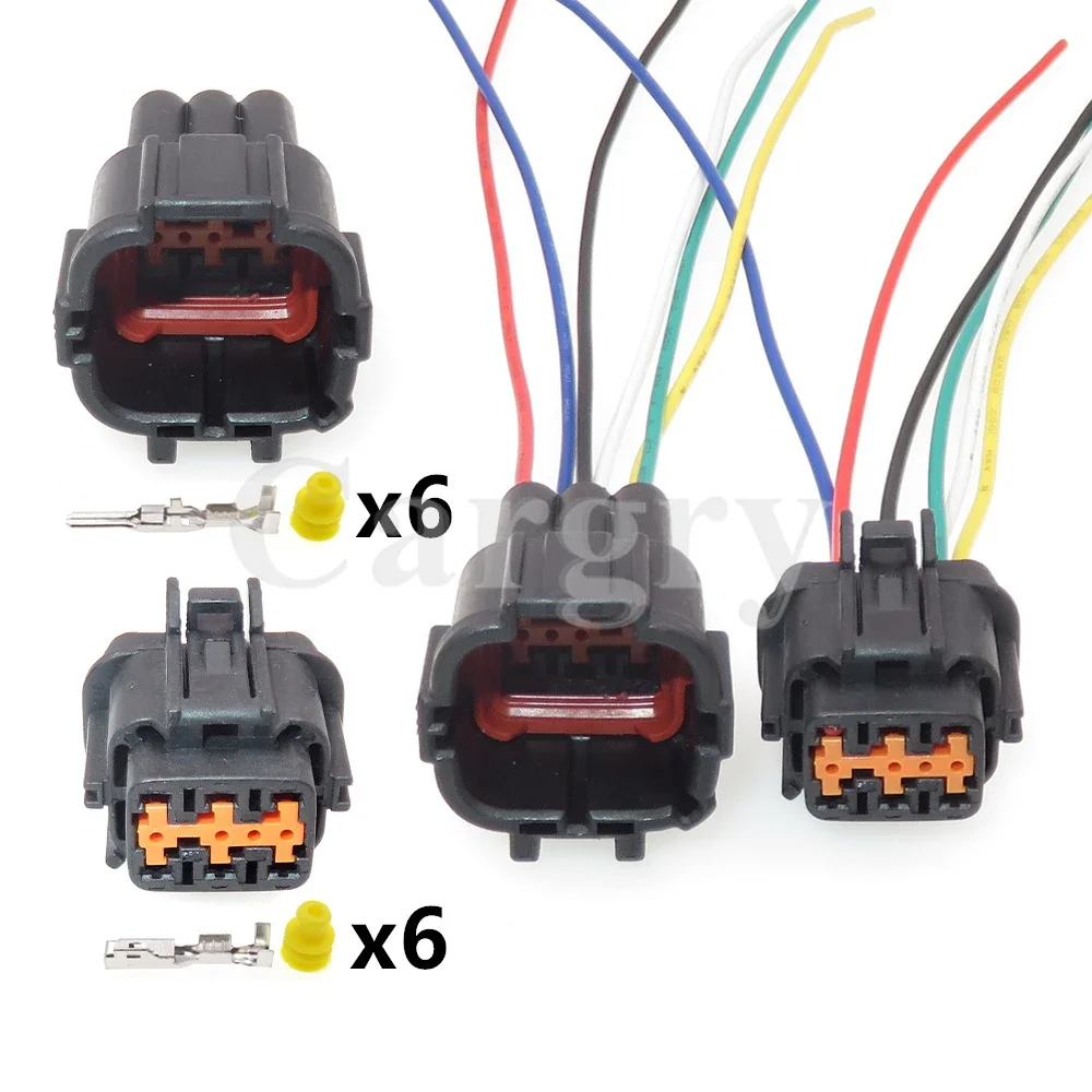 

1 Set 6P 6185-1173 PB295-03020 Auto Taillight Electric Plug AC Assembly Car Waterproof Socket For Nissan 6185-5175 6188-5539