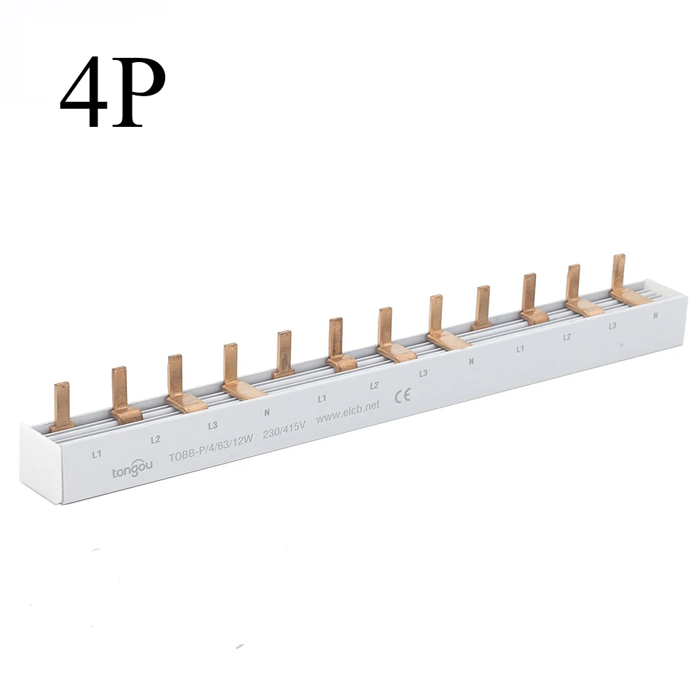 Copper Busbar 1P/P/3P/4P/DPN for Distribution Box Circuit Breaker PIN TYPE MCB Connector Busbar Breaker Combing Terminals
