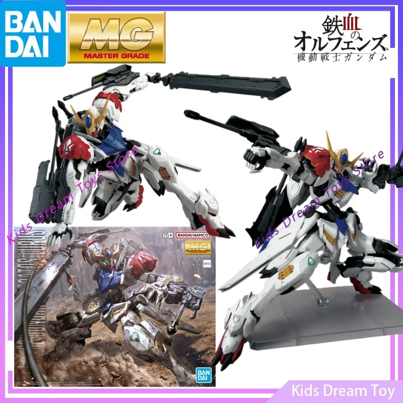 

Assembly Bandai InStock Original MG 1/100 GUNDAM Anime Figures GUNDAM BARBATOS LUPUS Action Figures Toys Collectible Model Gifts