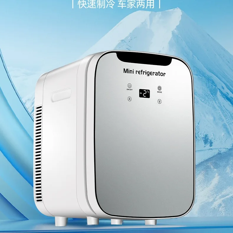 Car Refrigerator Car Home Dual-purpose Cooling And Heating Small Student Dormitory Refrigerated Single Door Mini Ice