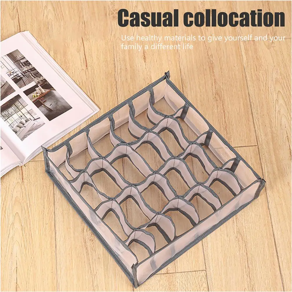 Underwear Bra Storage Box Underwear Organizer Box Panty Socks Compartment Storage Boxes Drawer Storage Box Home Storage